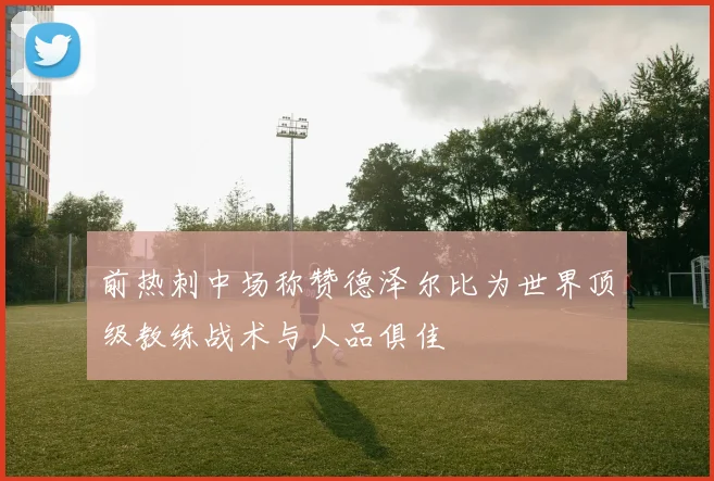 前热刺中场称赞德泽尔比为世界顶级教练战术与人品俱佳